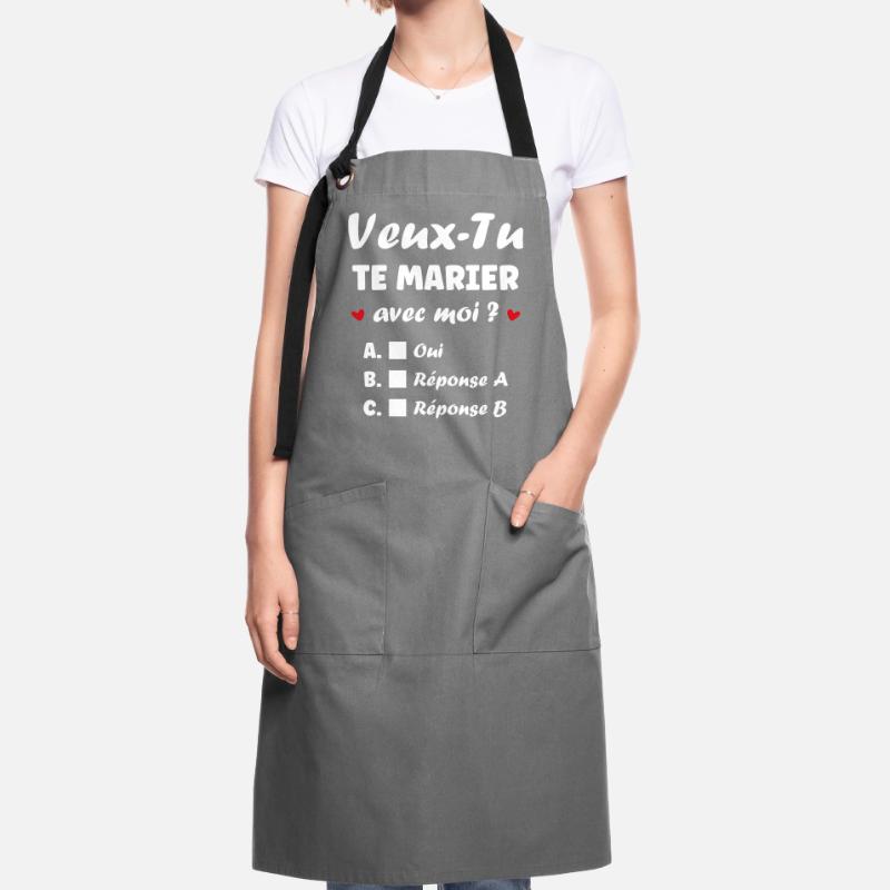 Interactive Wedding Proposal Artisan Apron