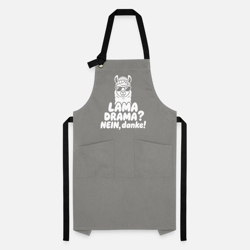 Lama Drama No Thanks Artisan Apron