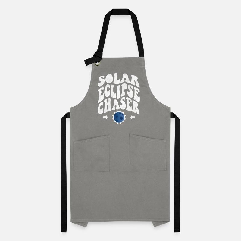 Solar eclipse chaser white Artisan Apron