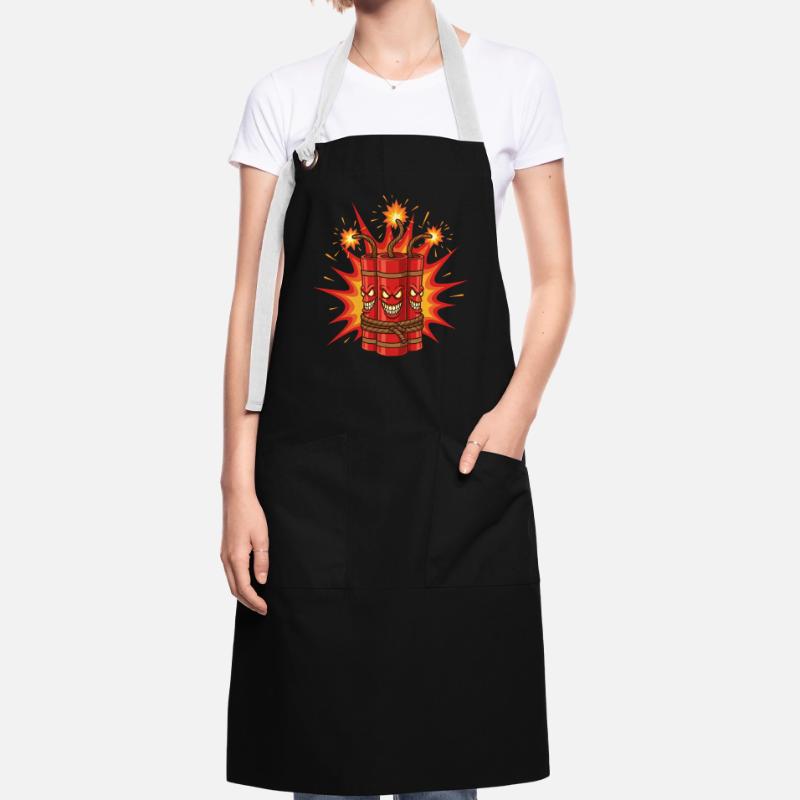 Exploding Dynamite Art Artisan Apron