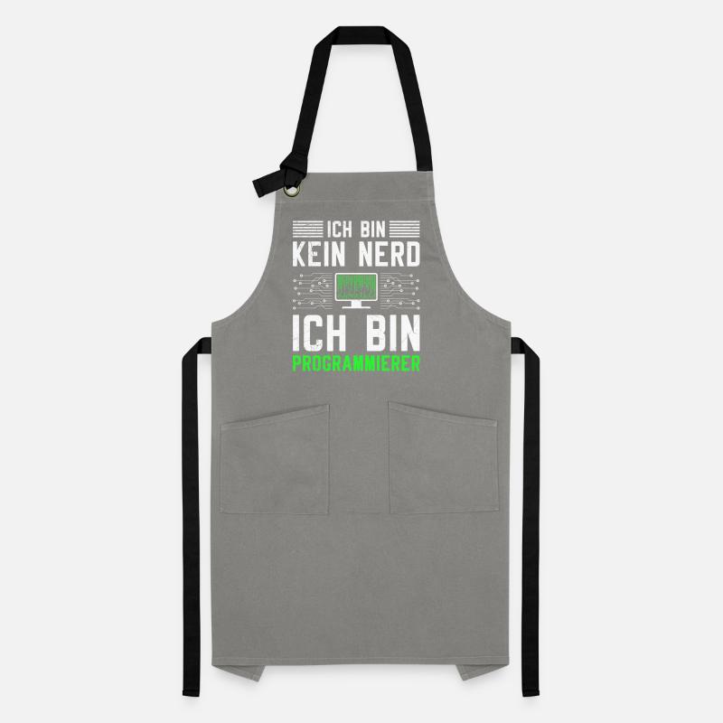 Computer ICH BIN KEIN NERD ICH BIN PROGRAMMIERER Kontrastschürze