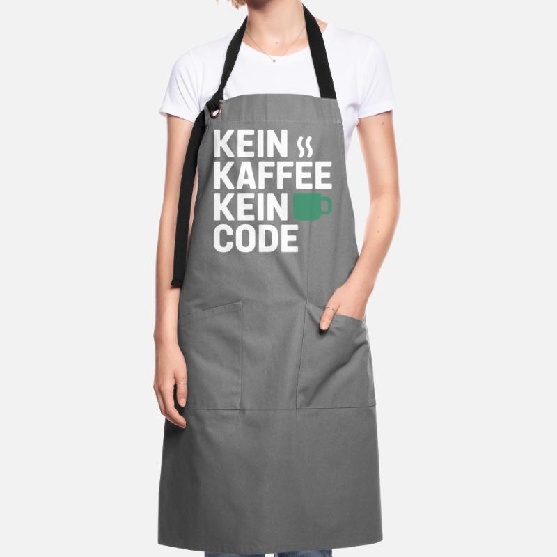 No Coffee No Code Programmer Computer Scientist Artisan Apron