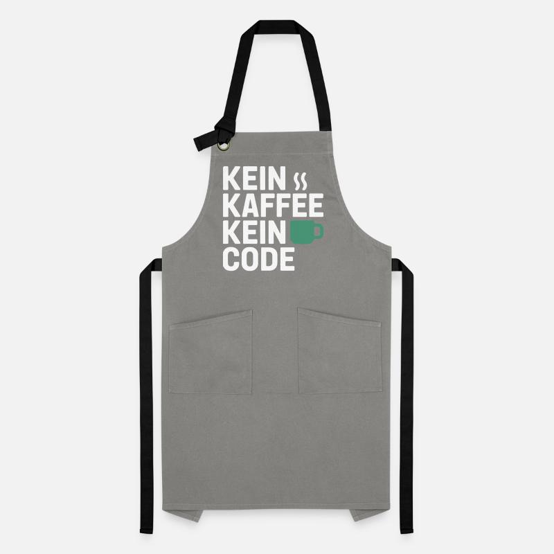 Kein Kaffee Kein Code Programmierer Informatiker Kontrastschürze