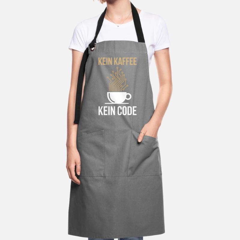 No Coffee No Code Programmer Computer Scientist Artisan Apron