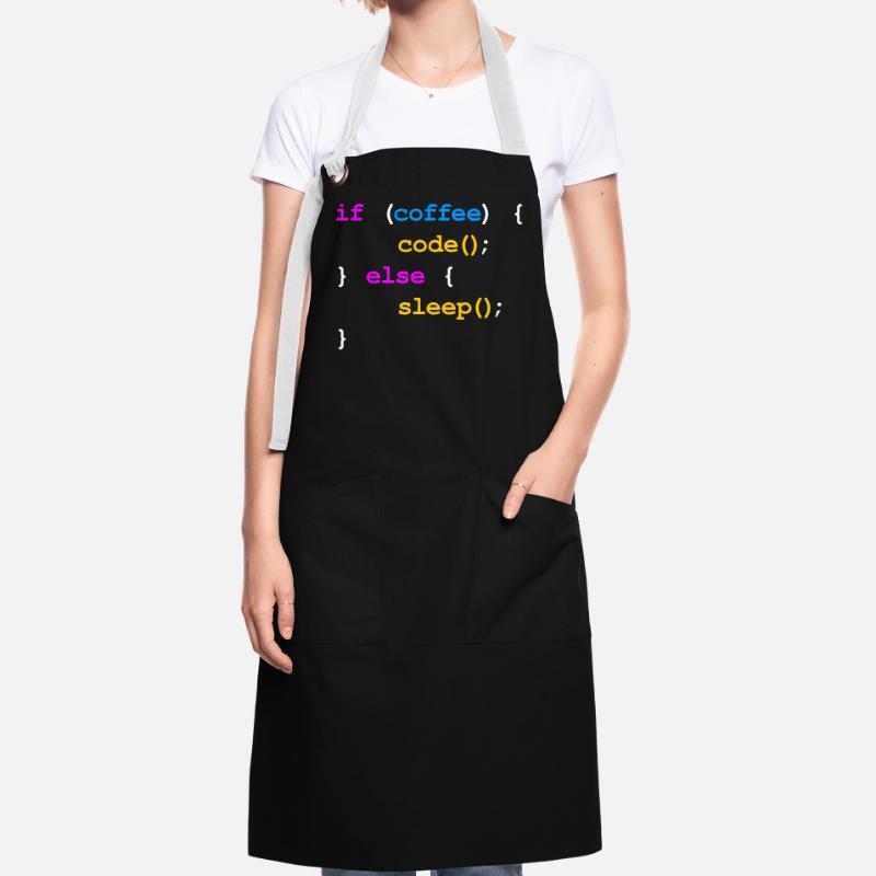 No Coffee No Code Programmer Computer Scientist Artisan Apron