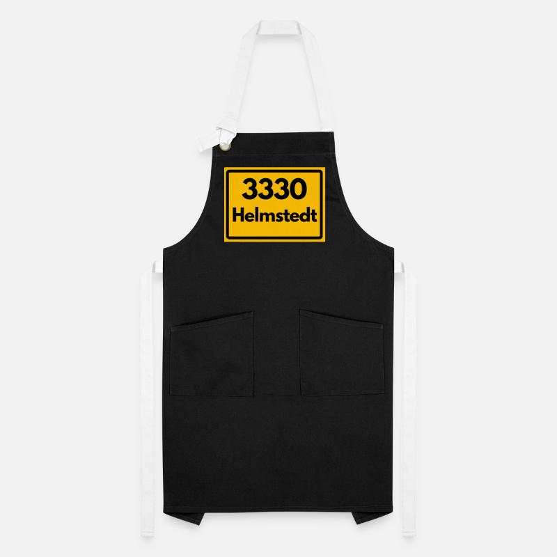 OLD POSTCODE ZIP CODE RETRO 3330 HELMSTEDT JULEUM! Artisan Apron
