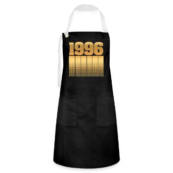 1996 - Artisan Apron - black/white - Front - Zoe (177cm)