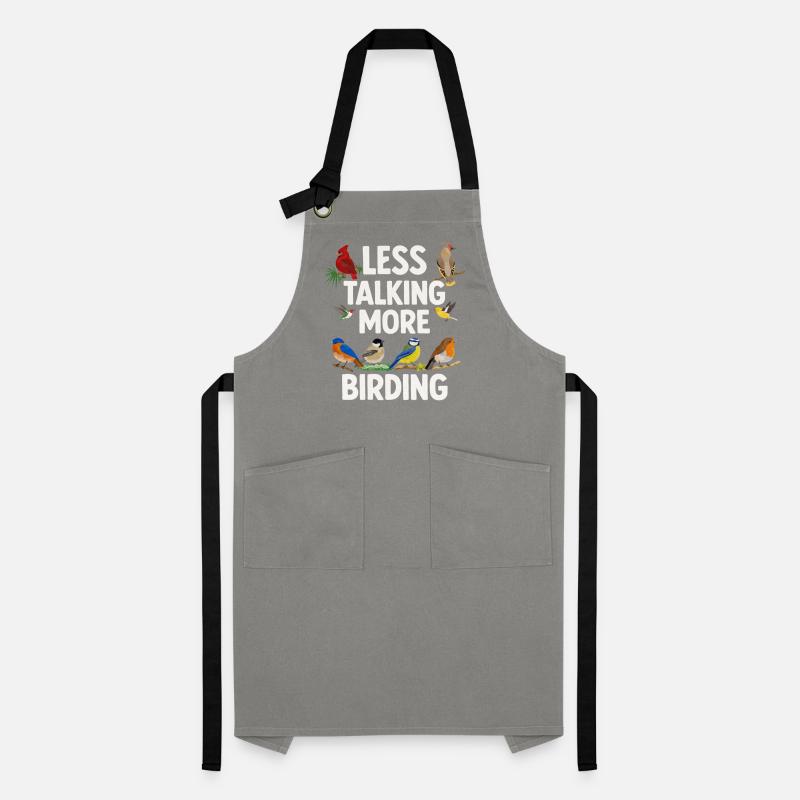 Bird Watching Birding Bird Watcher Vogel-Nerd Kontrastschürze