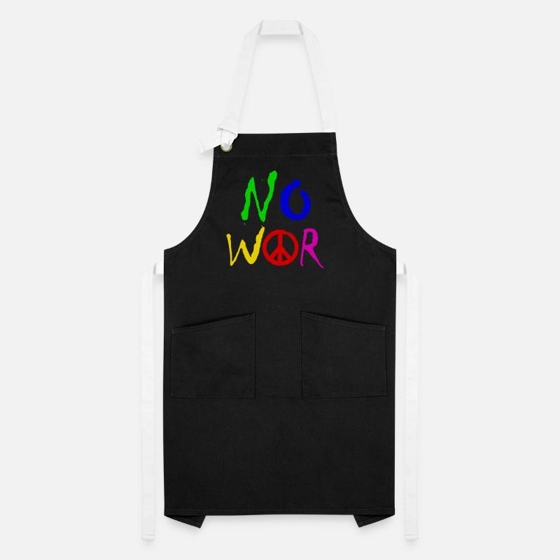 NO WAR – Statement for peace against war Artisan Apron