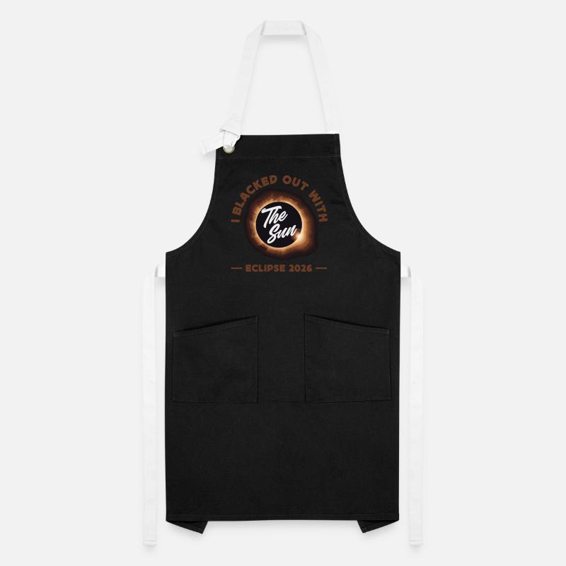 Solar eclipse 2026, August 12 Artisan Apron
