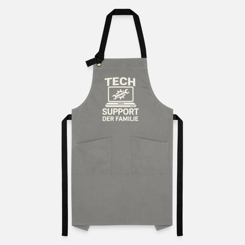  Tech Support Der Familie Computerheld IT Nerd Kontrastschürze