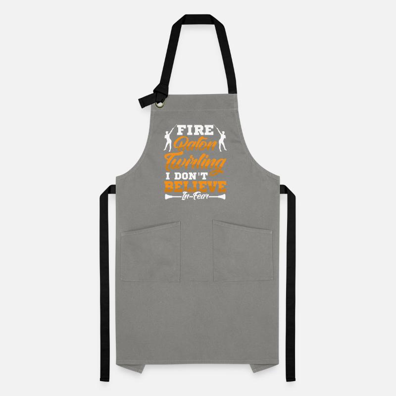 Dancing Vortex Dance School Fire Stick Dancer Artisan Apron
