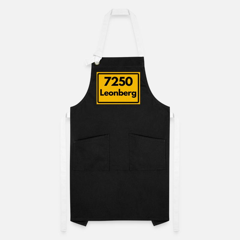 OLD POSTCODE ZIP CODE RETRO 7250 LEONBERG HEIMAT Artisan Apron