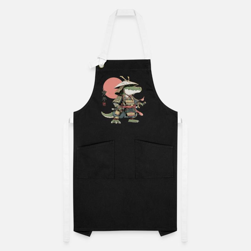 Samurai Alligator in Armor Artisan Apron