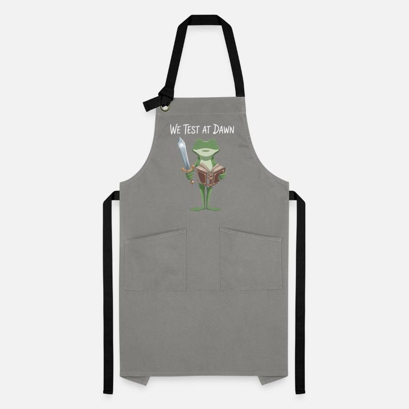 We Test at Dawn Frog Warrior Artisan Apron