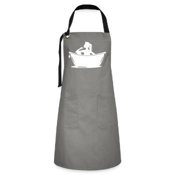 Bathtub Care - Artisan Apron - grey/black - Front - Zoe (177cm)