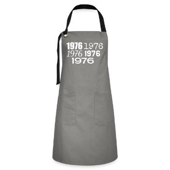 1976 - Artisan Apron - grey/black - Front - Zoe (177cm)