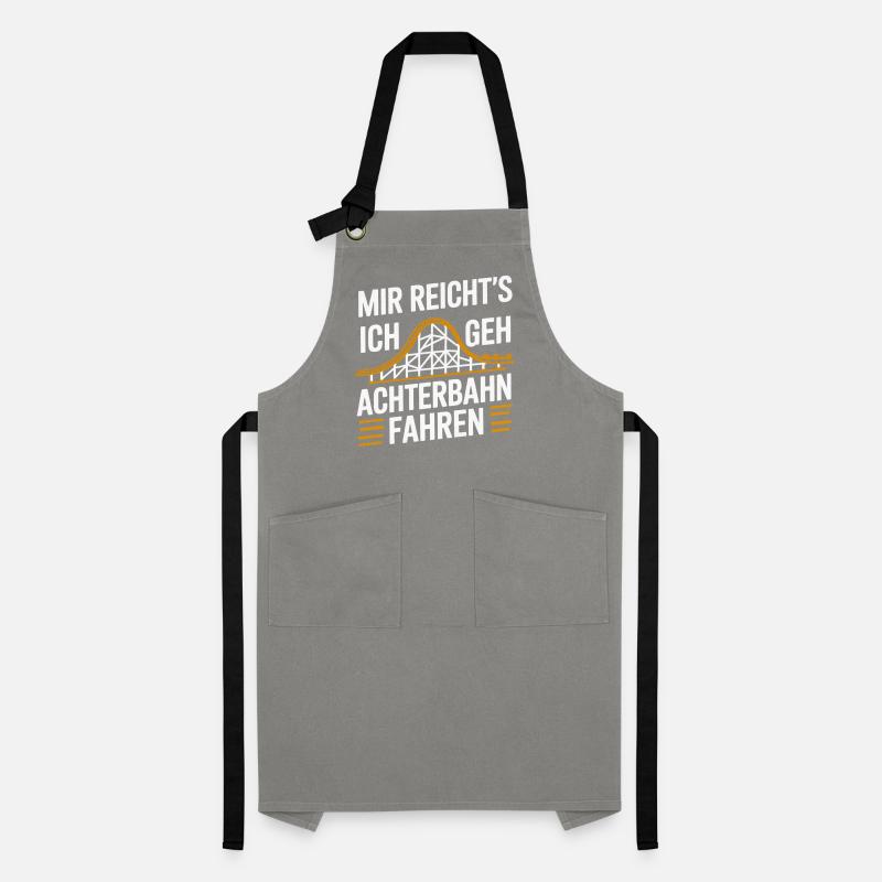 Roller Coaster Amusement Park Roller Coaster Artisan Apron