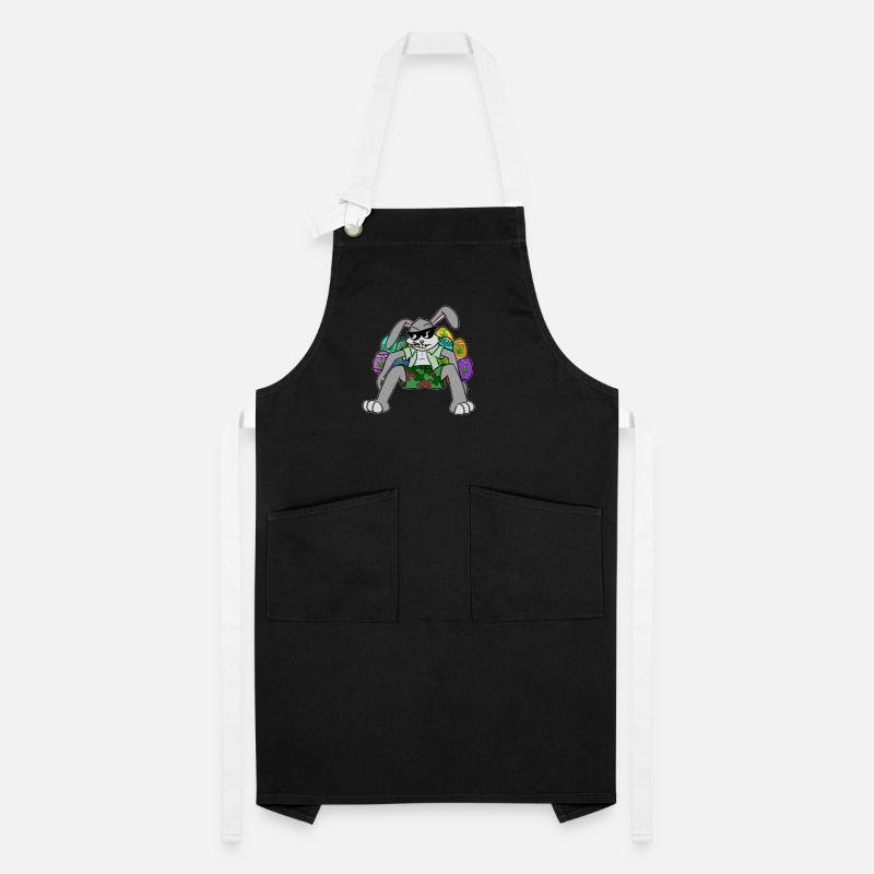 Kiffender Easter bunny, gift easter weed weed Artisan Apron