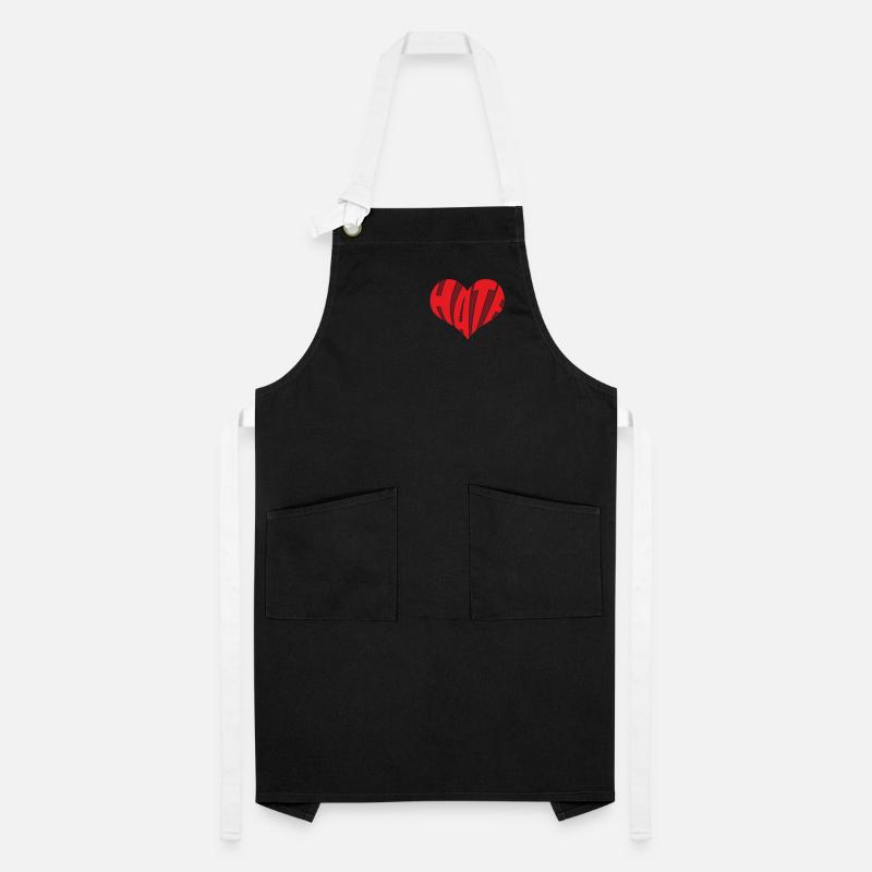 No Hate Dislike Stop Hate Anti Hate Artisan Apron