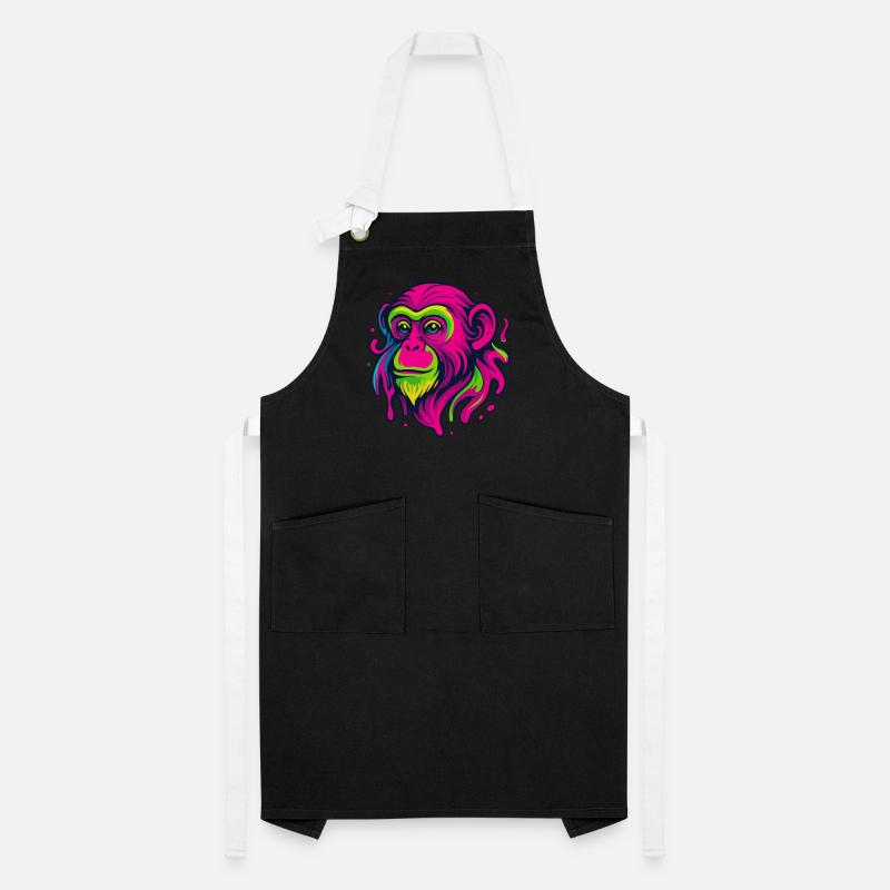 Neon Monkey Artisan Apron