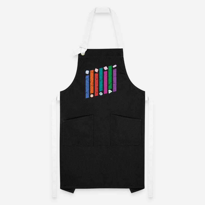 Board game dice board game nerd game Artisan Apron