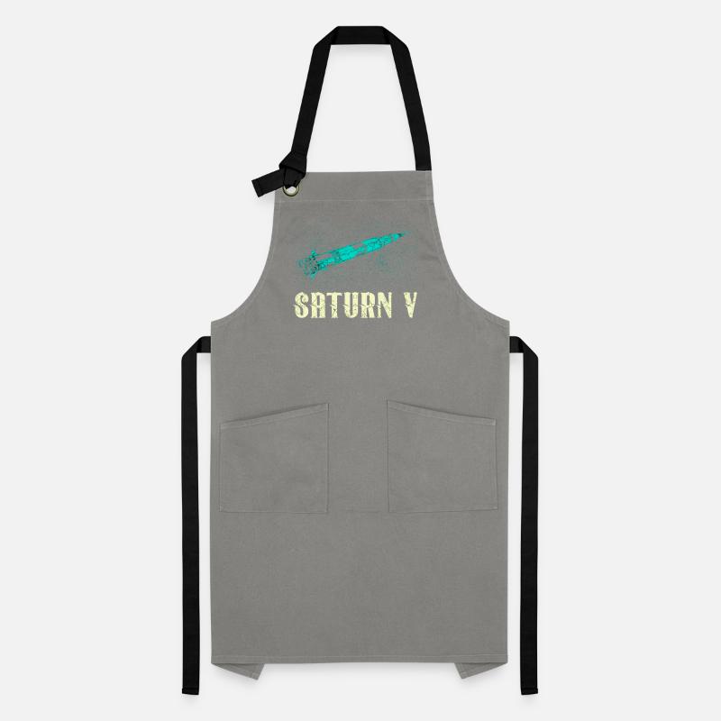 Saturn V Rocket Artisan Apron