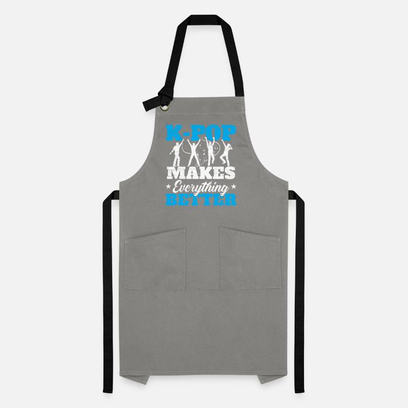 K-Pop makes everything better Korean pop music Artisan Apron
