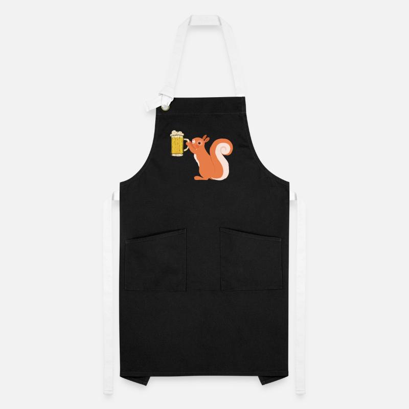 Eichhörnchen, lustiges Eichhörnchen, Eichhörnchen Kontrastschürze