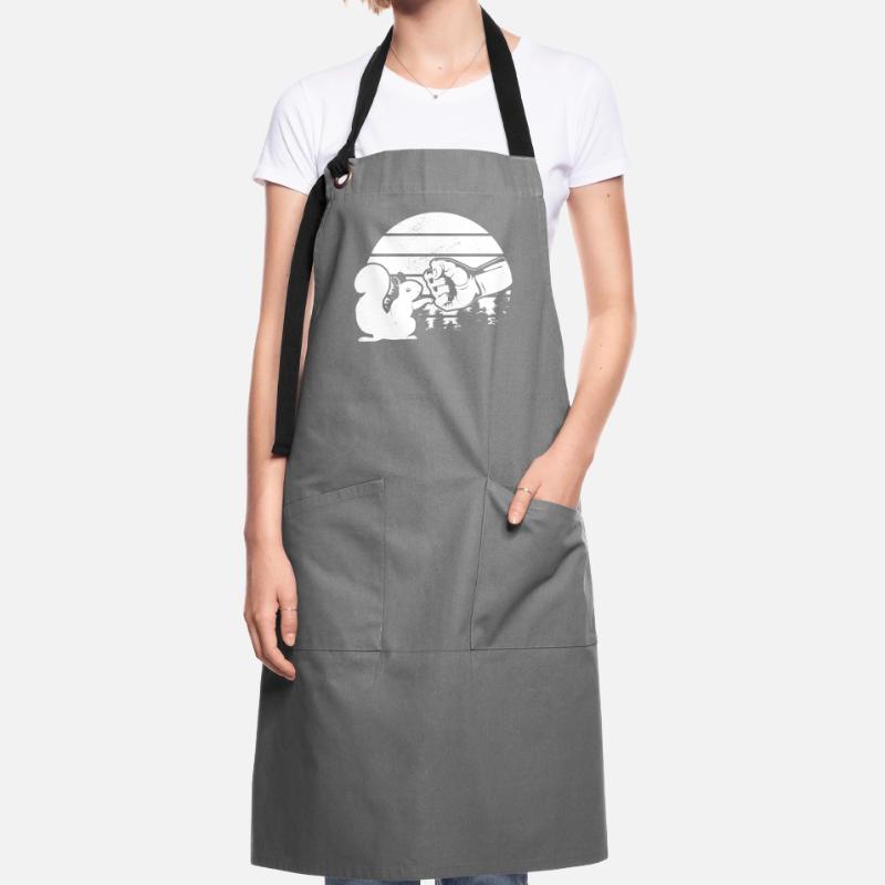 Lustiges Eichhörnchen, Fauststoß, Eichhörnchen Kontrastschürze