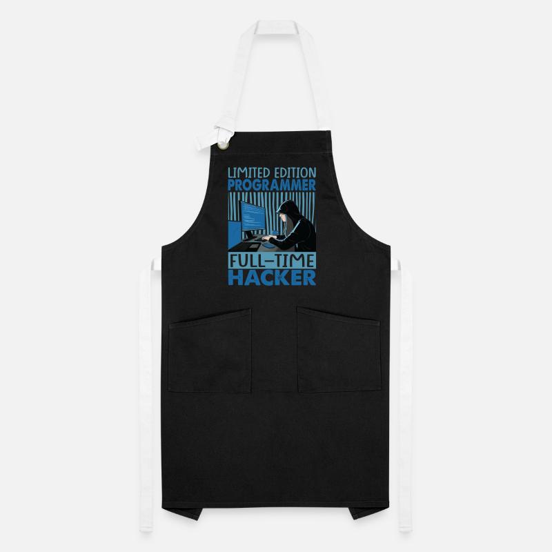 Limited Edition Programmer Full-Time Hacker - Funn Artisan Apron