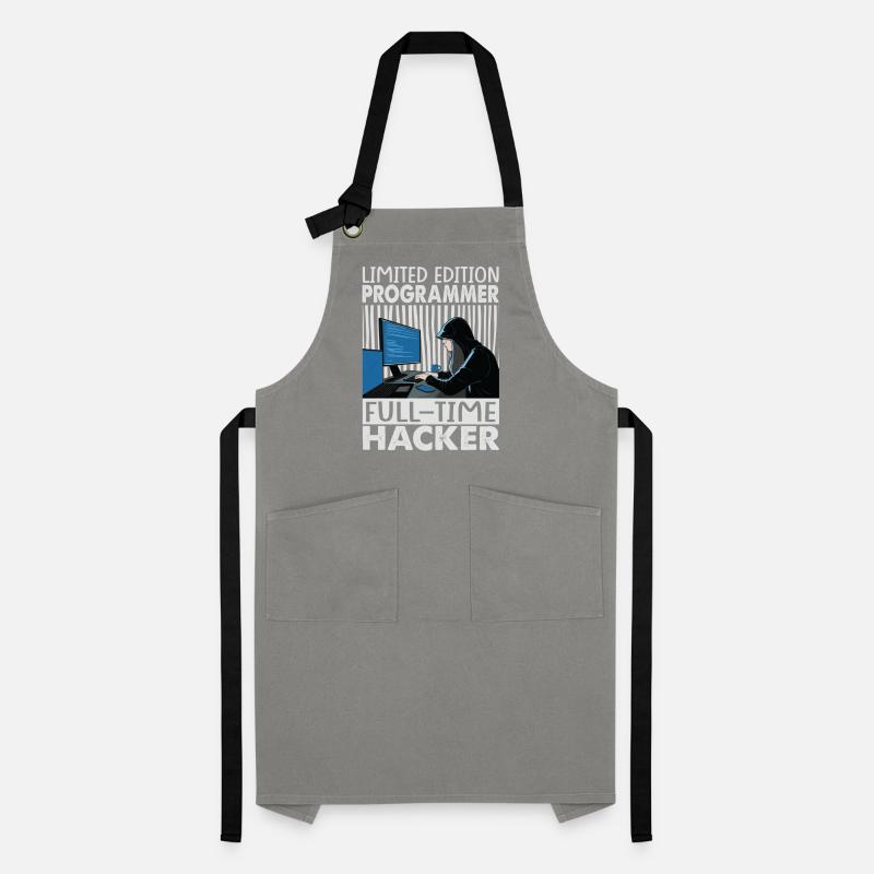 Limited Edition Programmer Full-Time Hacker - Funn Artisan Apron