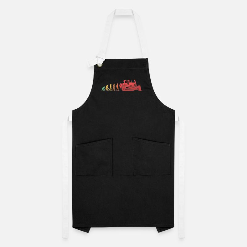 Excavator Bulldozer Construction Worker Gift Artisan Apron