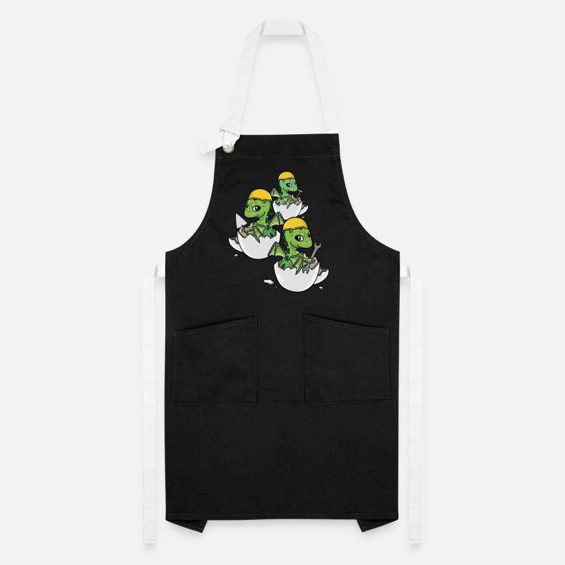 Dino Craftsman Eggshell Tool Professions Work Artisan Apron