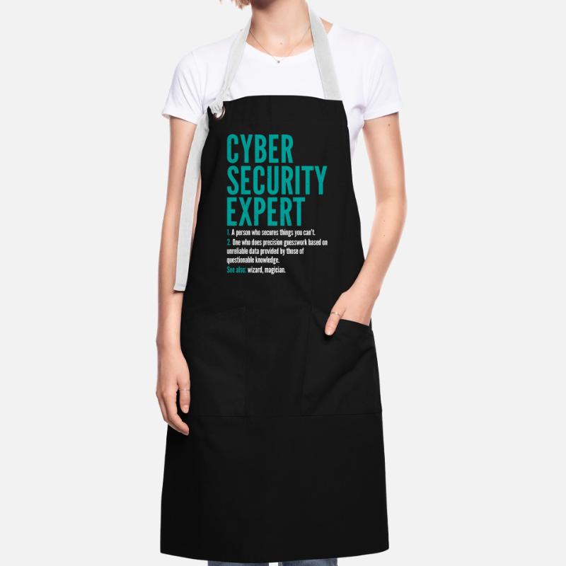 Cyber Security Expert Definition Coding Hacker Artisan Apron