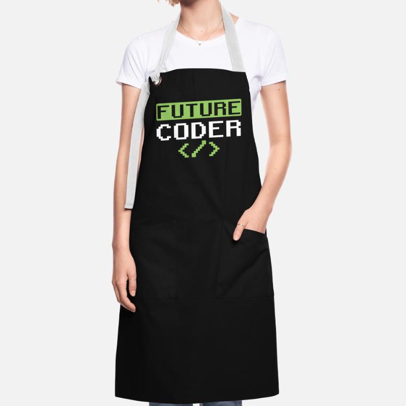 Zukünftiger Coder Coding Programmierer Code Kontrastschürze