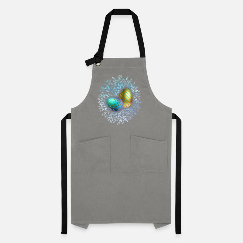 Happy Easter, Easter Eggs, 3D Design Egg Artisan Apron