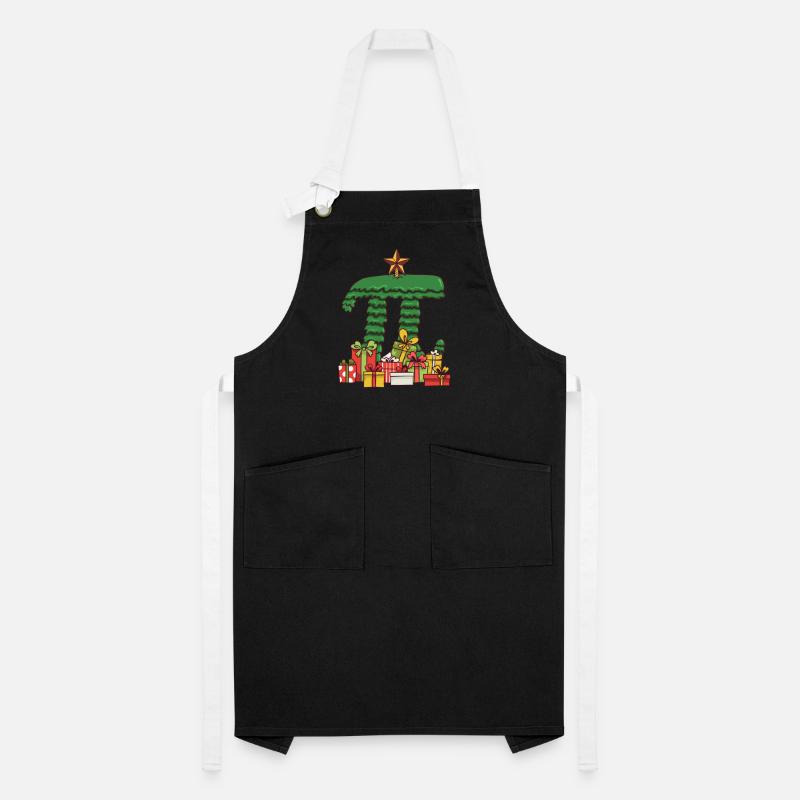 Pi Christmas Tree - Math Pi Christmas Artisan Apron