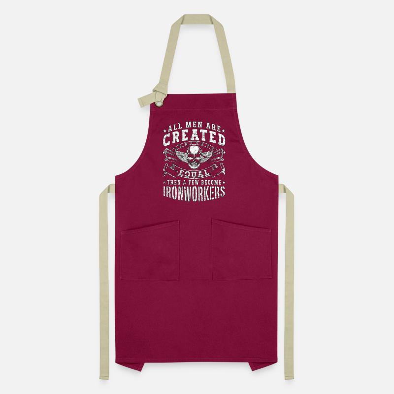 Ironworker All Men Are Created Equal Arc Welding Artisan Apron