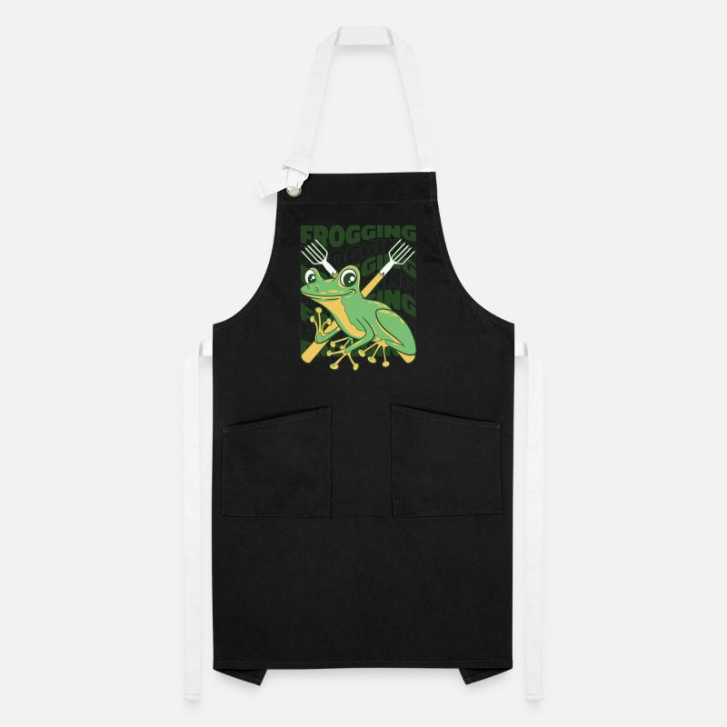 frogging tadpole tree frog toad frog catcher Artisan Apron