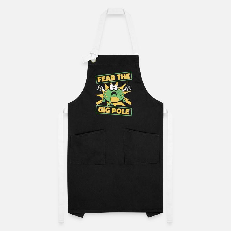Fear The Gig Pole Toad Tadpole Tree Frog Artisan Apron