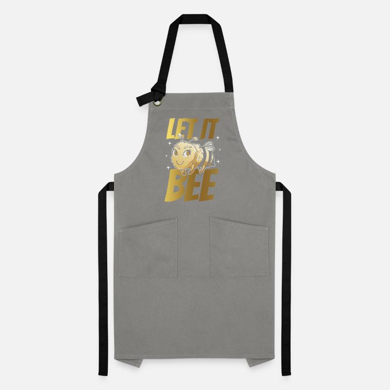 Let It Bee Bee Beekeeper Honey Bee Artisan Apron