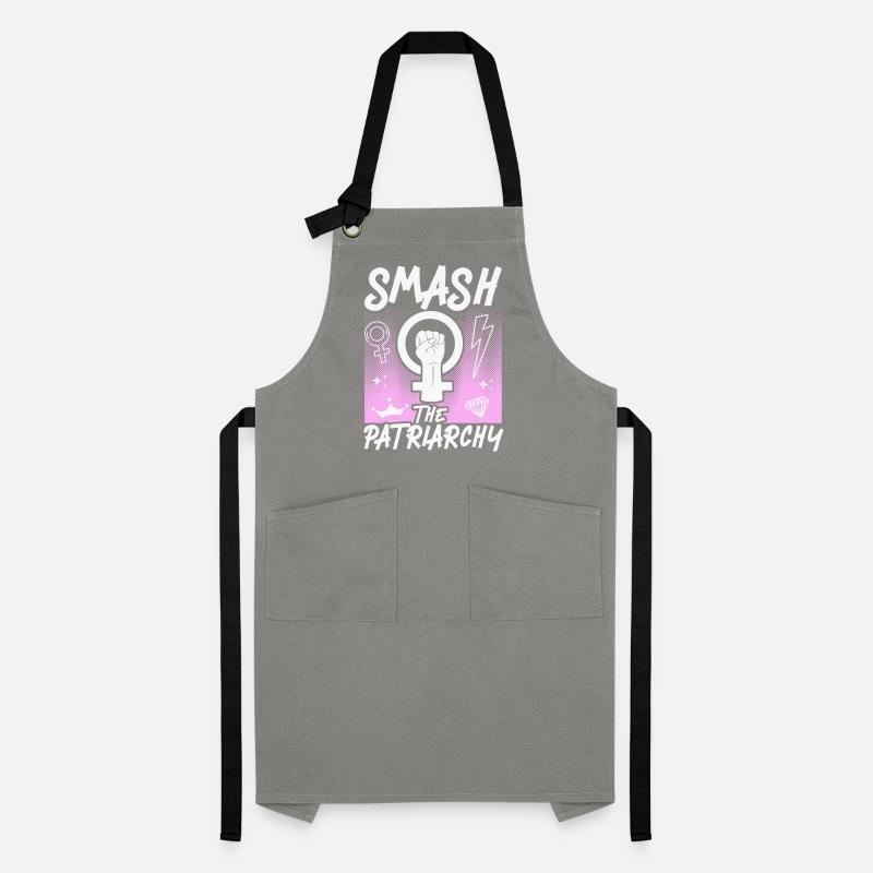 Feminist Smash Patriarchy Artisan Apron