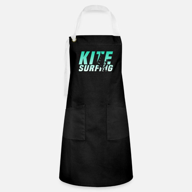Kite Surf - Tablier contrasté - noir/blanc