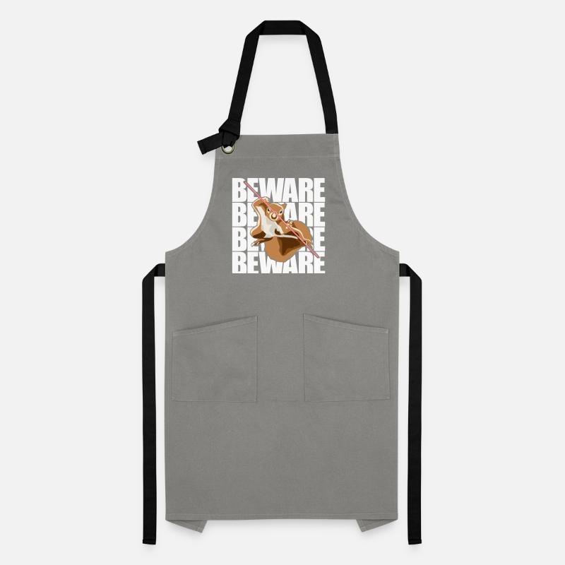 Beware Grey Squirrel Squirrel Fox Squirrel Artisan Apron