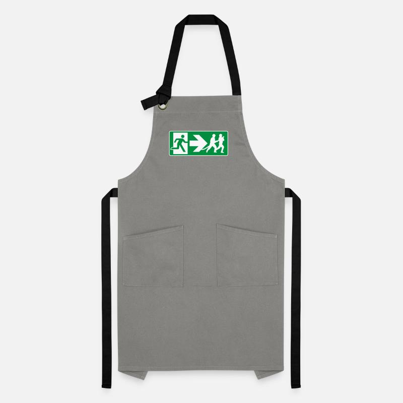 Emergency Exit Fire Brigade Firefighter Artisan Apron