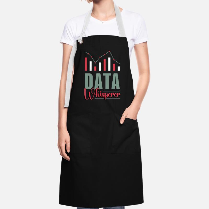 Data Analyst Data Whisperer Computer Science Coder Kontrastschürze