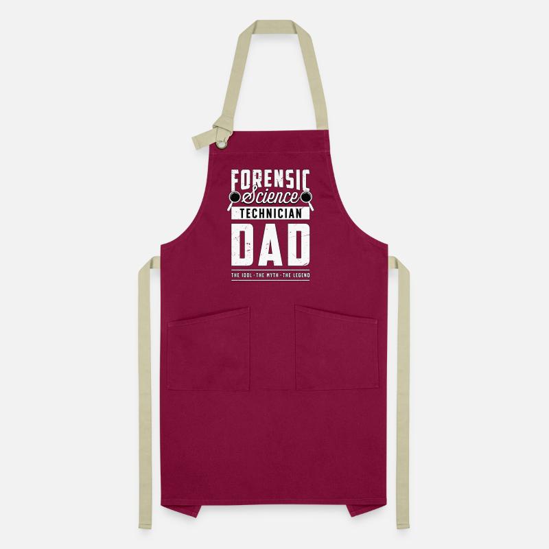 Forensic Science Technician Dad The Idol Forensics Artisan Apron