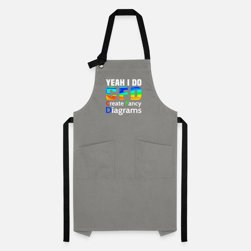 Yes, I make CFD funny Fluid Dynamics Engineer Artisan Apron
