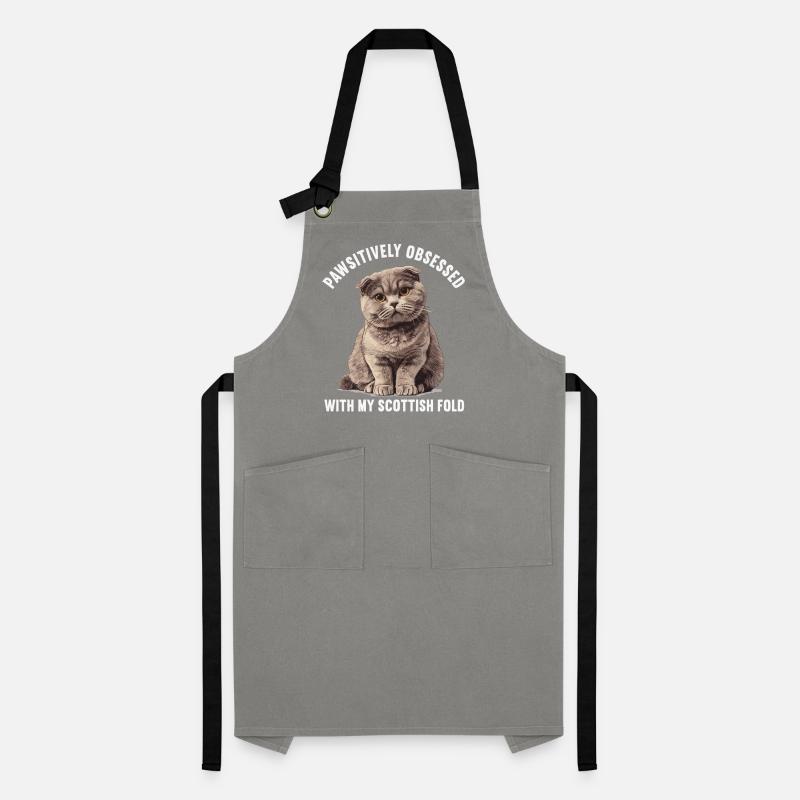 Scottish Fold Kitten Scottish Fold Cat Artisan Apron